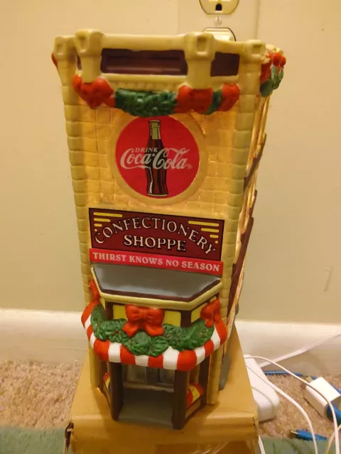 Coca Cola Town Square Collection 1999 CONFECTIONERY SHOPPE Jordan Drugs Pre-own*