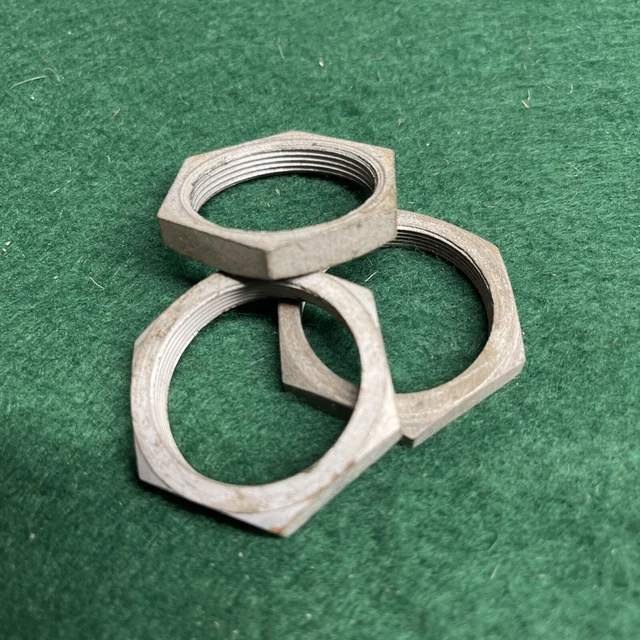 TRIUMPH BSA GEARBOX Sprocket Nut 1-1/4” x 24 TPI x3 NOS £9.00 - PicClick UK
