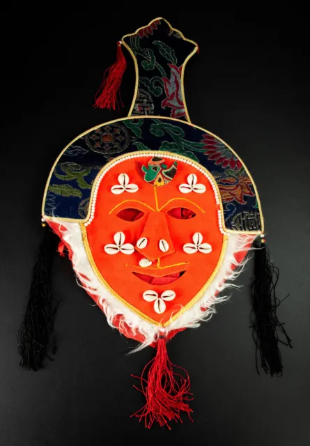 Mask Opera Tibetan Rinbung - Ngompa Tashi Sholpa - Crafts Nepalese 5761
