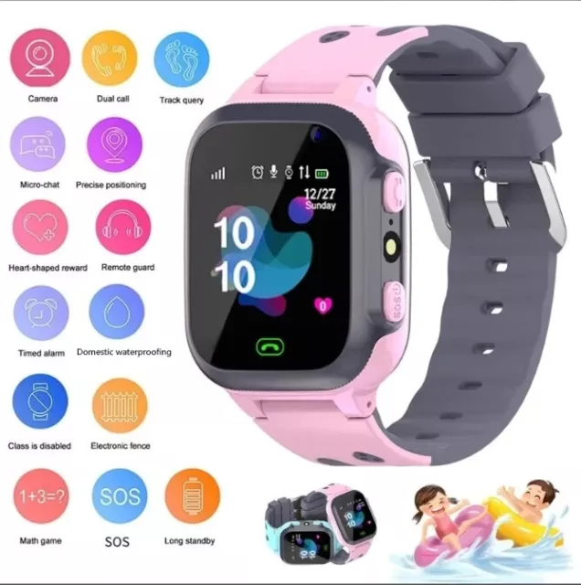 Montre Intelligente pour Enfants, Appels, GPS, Nano-SIM, Wifi 4G++