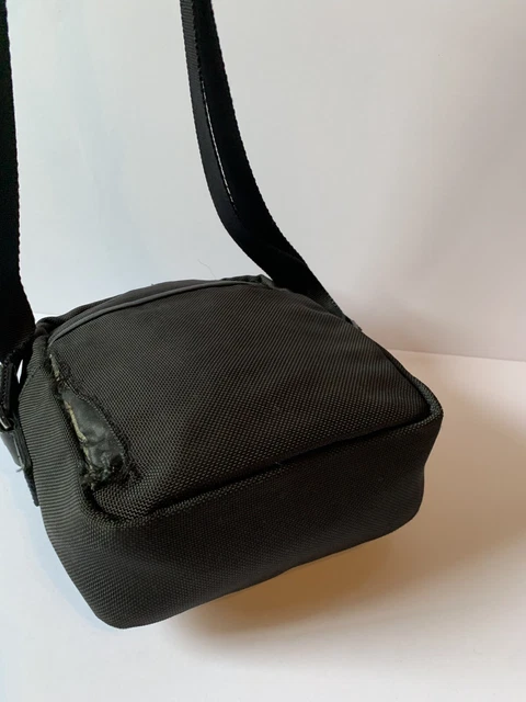 Tumi Men Black Alpha Crossbody Leather Trim Organizer Bag Purse Travel Zip Top 5