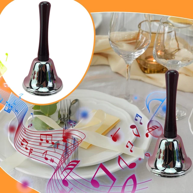 CHRISTMAS HAND BELL Santa Claus Jingle Bells Handbell Restaurant Call