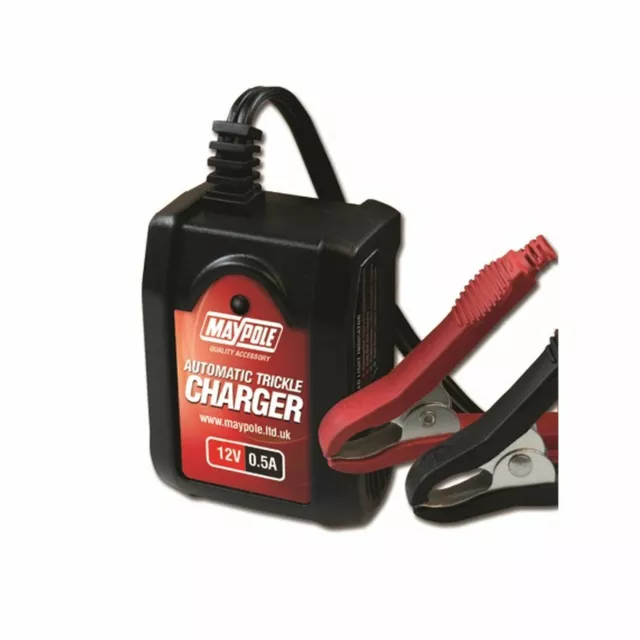 Maypole 12v Fully Automatic Car Battery Trickle Charger - BRAND NEW MODEL 2021