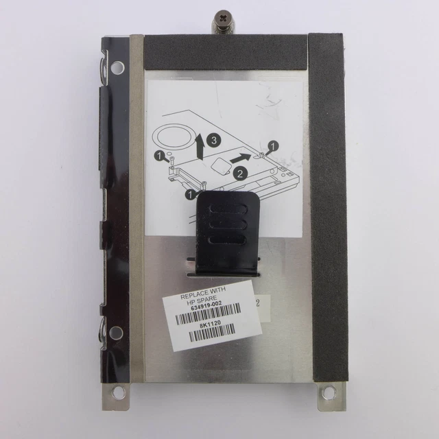Support / Caddy Pour Disque Dur HP 634919-002 - Compatible ProBook 4520s, 4720s - Occasion Fonctionnel