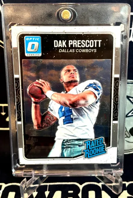 2016 Panini DONRUSS OPTIC Dallas Cowboy DAK PRESCOTT Rookie RC #162 Miss State