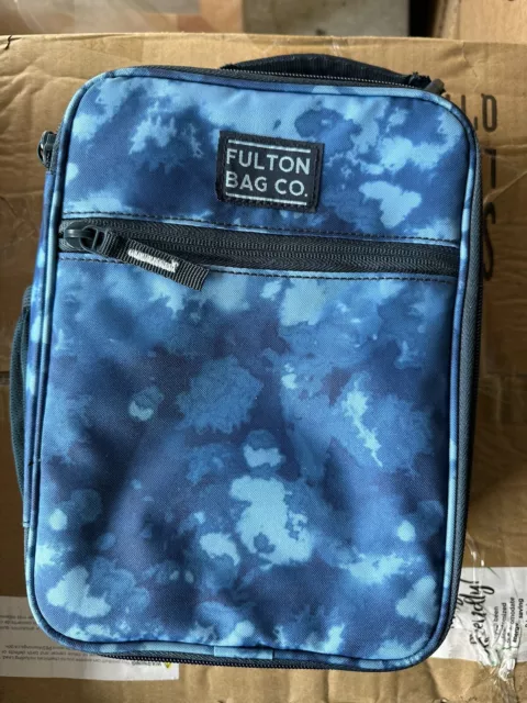 Fulton Bag Co. Upright Insulated Lunch Bag Blue Floral BRAND NEW With Tags  B7