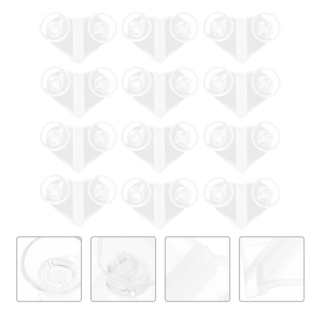 12 Pcs Aquarium Divider Holder Sucker Tank Divider Aquarium Isolation Plate