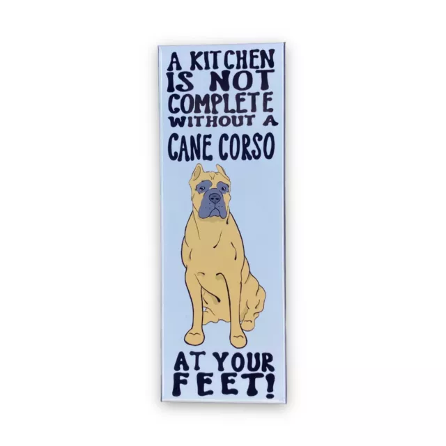Fawn Cane Corso Magnet Dog Portrait Gift Collectible Kitchen Decor