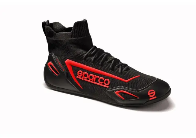 Sparco HYPERDRIVE Gaming Schuhe Sim Rennspiele schwarz rot