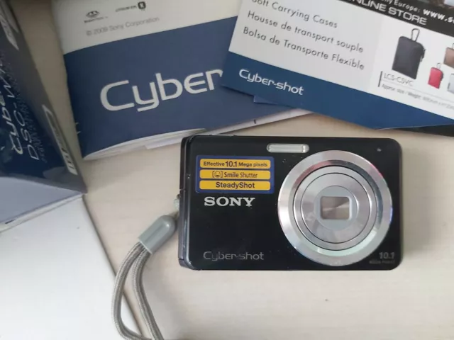 Macchina Fotografica Fotocamera Digitale Cyber-Shot Sony Dsc-W180 Con Scatola E