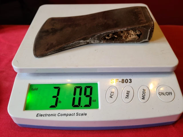 Vintage Collins Single Bit Axe Head  3 Lb.