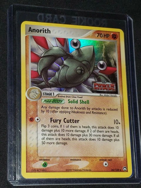 Pokemon- Anorith-26/108- EX POWER KEEPERS STAMPED- Rare- Holo- NM-Plus!!!