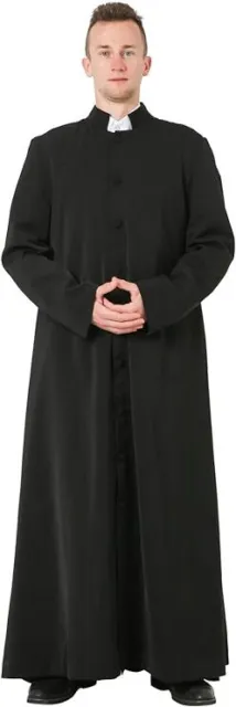 Men's black cotton long coat with long sleeves, Only Jacket Price