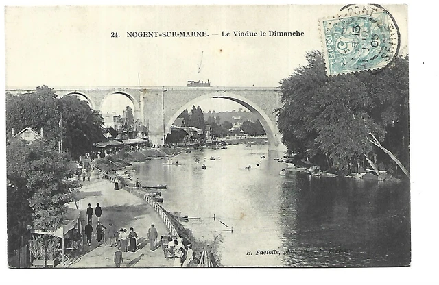 CPA Nogent sur Marne Le Viaduc (1348147