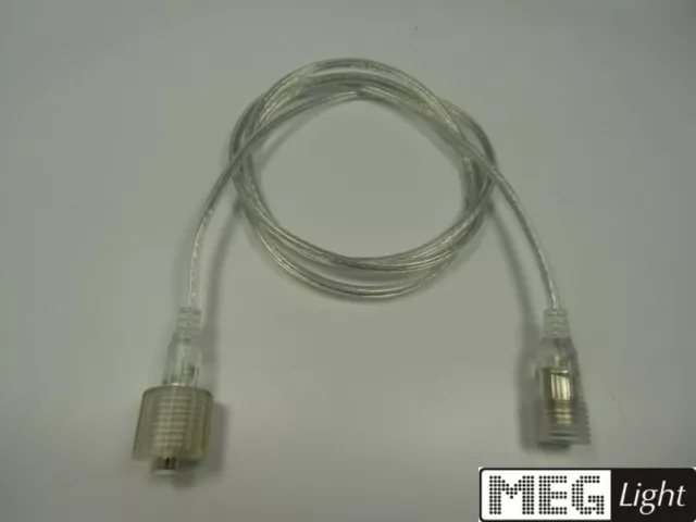 Câble de connexion 1 m connecteur/prise 2,1 mm homme/femme pour baguettes DEL Superflux