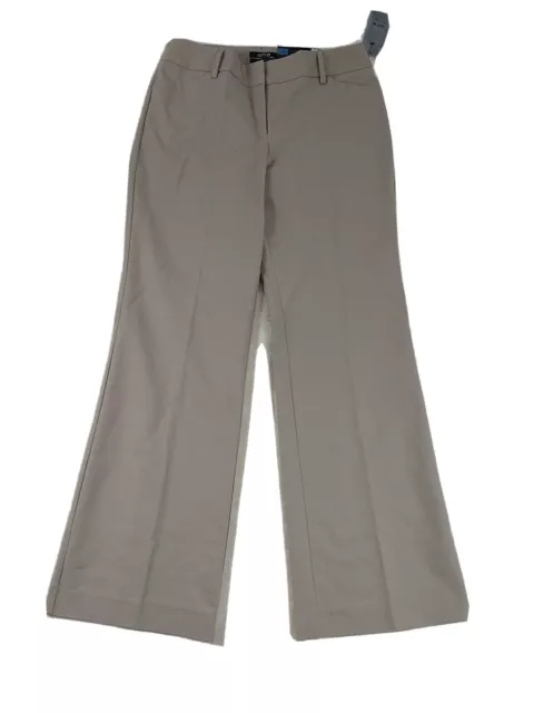 Apt. 9 Modern Fit Trouser Leg Khaki Ladies Pants Size 8 NWT  (434)