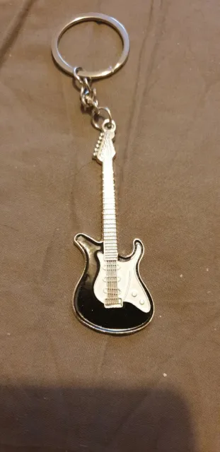 Porte clé guitare électrique noir  Noir