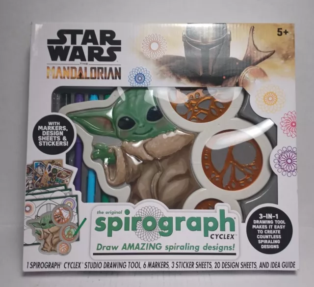 The Mandalorian Spirograph Cyclex Studio Grogu Disney Star Wars Baby Yoda Design