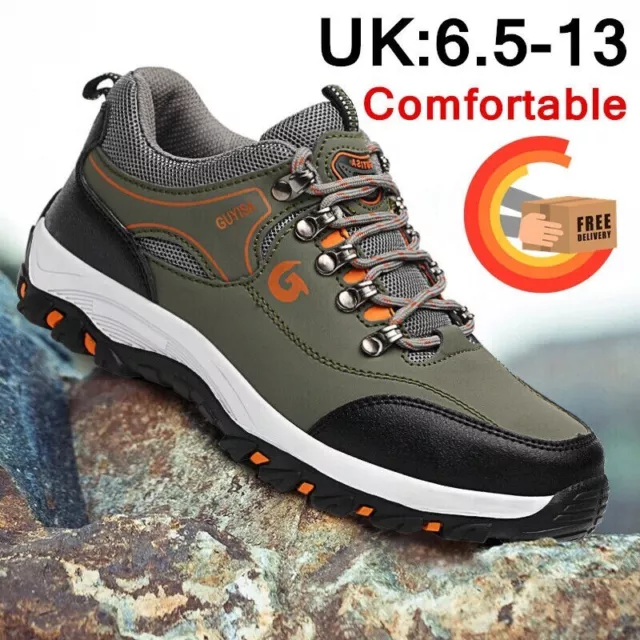 Mens Shock Absorbing Running Trainers Casual Gym Walking Sports Shoes Size