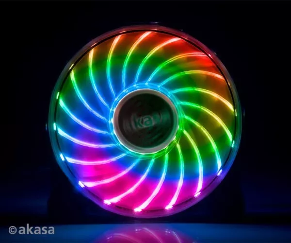 Akasa AK-FN092 Vegas 7 120mm Colour Cycle LED Case Fan