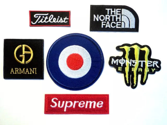 1x Iconic Logo Patches Embroidered Cloth Badge Applique Iron Sew On MOD Monster