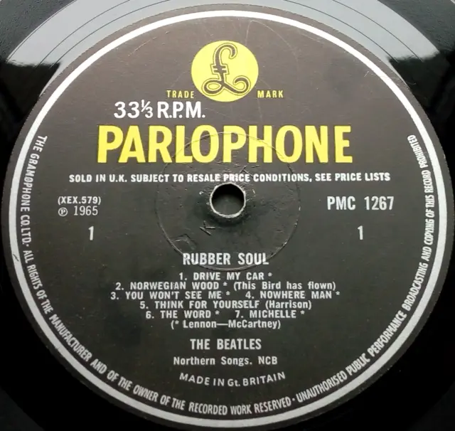 The BEATLES - *RUBBER SOUL* - 1965 - UK - MONO - *LOUD CUT* - 1/1 - SUPER AUDIO