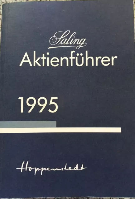 Aktienführer 1995, Saling, Hoppenstedt