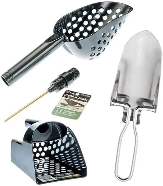 Sand Scoop and Shovel Accessories for Metal Detecting Hand Trowel, Super Scooper