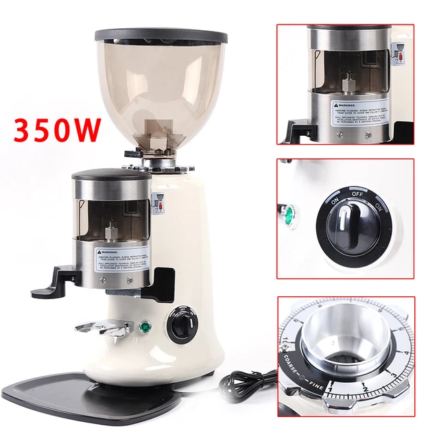 Commercial Coffee Grinder 1.2kg Hopper Capacity Espresso Bean Milling Machine