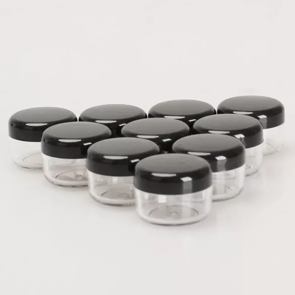 10PCS Cosmetic Empty Pots Houseables 5g/ml Eyeshadow Cream Lip Balm Container