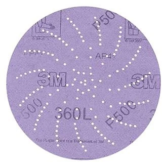 Hookit 360 Clean Sanding Disc, 3M Hookit™ 360L 6" Super Fine Aluminum Oxide
