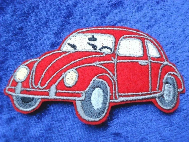 Volkswagen VW Maggiolino Toppa/Adesivo / Toppa Fronte SX Rosso 1200