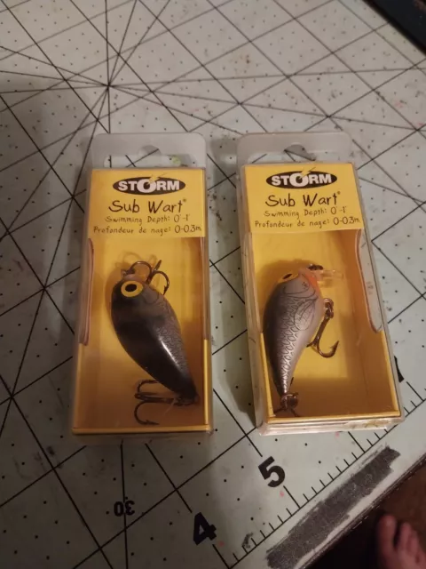 3-24 LOT OF 6 Storm Subwarts SUBW04 260 Shad Fishing lure