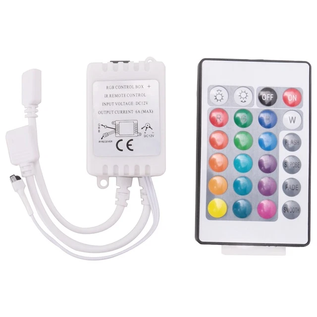 Controller LED RF Touch Per Strisce Luminose LED RGB DC 1 Tecnologia RF Da 2,4 GHz Ideale Per Strisce Luminose LED RGB Configurazione Plug And Play Eccellente Sensibilit&agrave; Del
