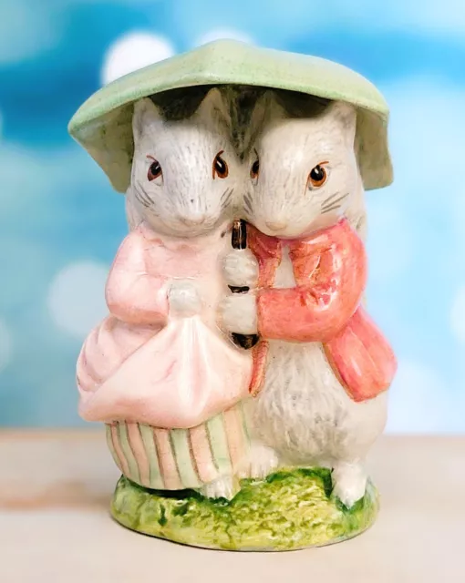 Beatrix Potter Goody And Timmy Tiptoes Figurine Royal Albert England