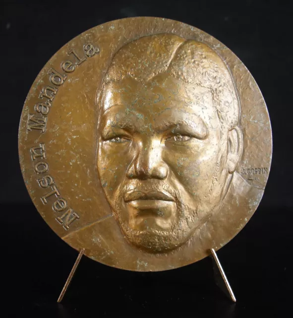 Medalla Nelson Mandela Rivonia 1964 John Stephens Coppin C 1990 72mm