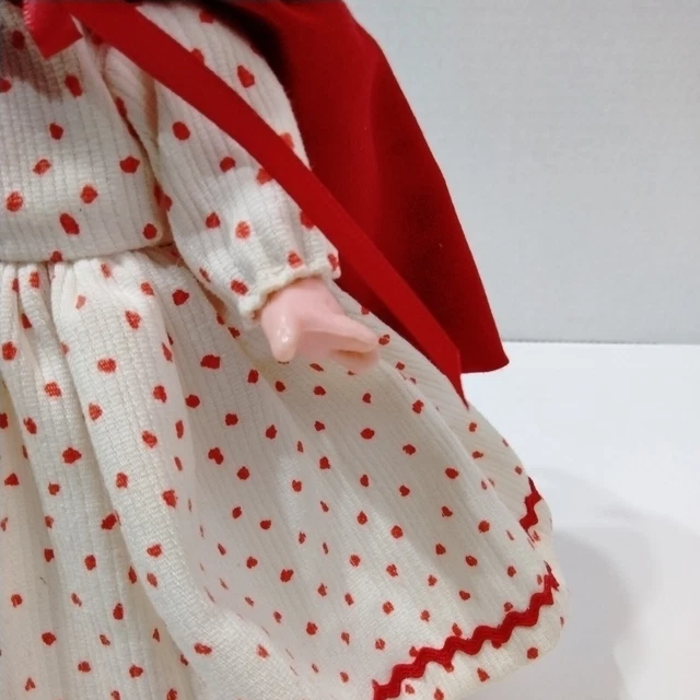 Vintage Little Red Riding Hood 9" Doll  No Box 3