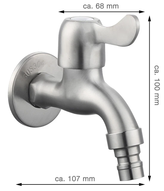 Messing Wasserhahnschlüssel Set - 10 Stück Außenschlüssel Für Garten & Hof