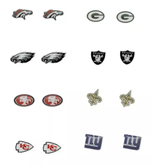 NFL Team Stud Earrings - Pick Your Team