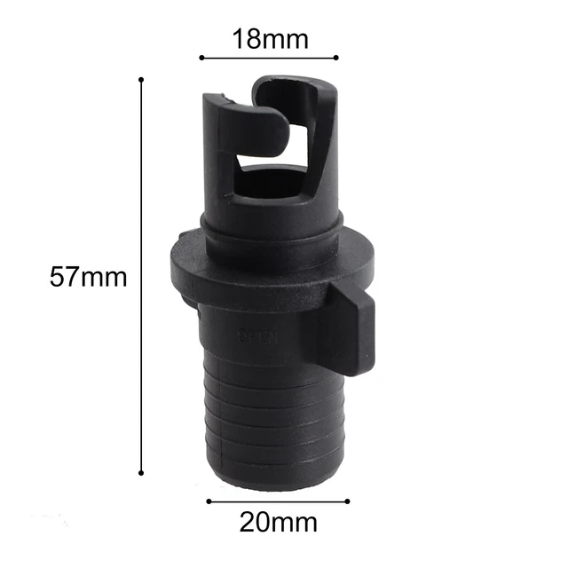 Adaptateur De Gonflage Pour Bateau Pneumatique, SUP, Kayak – 46mm – Neuf