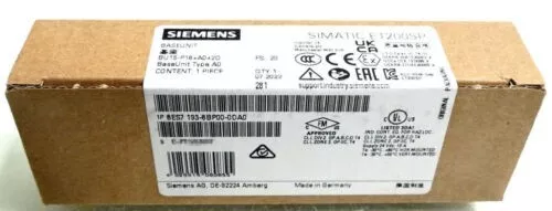 New Siemens 6ES7193-6BP00-0DA0 6ES7 193-6BP00-0DA0 SIMATIC ET 200SP