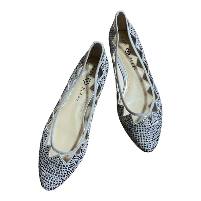 Katy Perry Collections Shoes The Hesita Studded Ballet Flats Sandals US 9.5 EUC