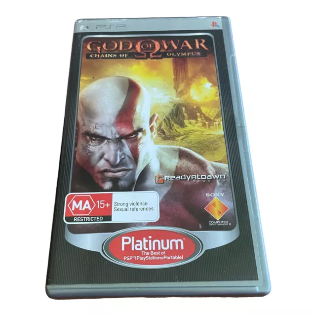 God Of War, Chains Of Olympus Sony PSP PlayStation Portable Game With  Manual