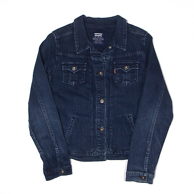 LEVI'S Jacket Blue Denim Girls XL