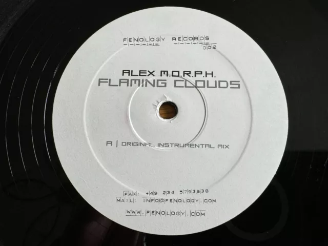 Alex M.O.R.P.H. - Flaming Clouds GERMAN 12" 2004 Vinyl Fenology Records Trance