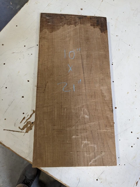 5/4 Teak Lumber  ~   10" wide x 21" long Board