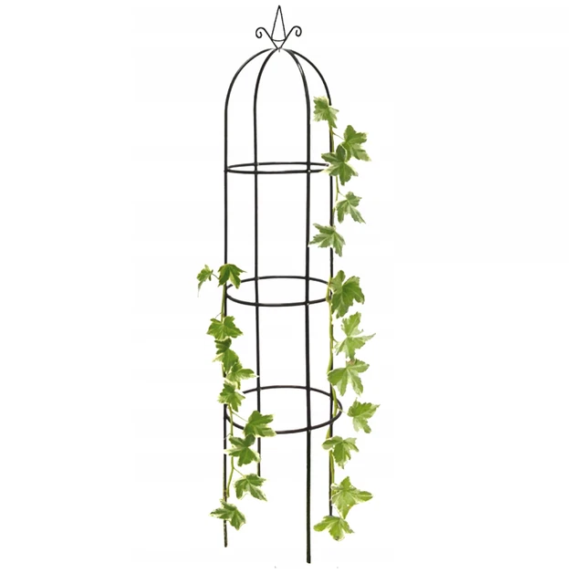 Rosenbogen 190cm OBELISK Pergola Rankhilfe Rankgitter Rankgerüst Rosensäule