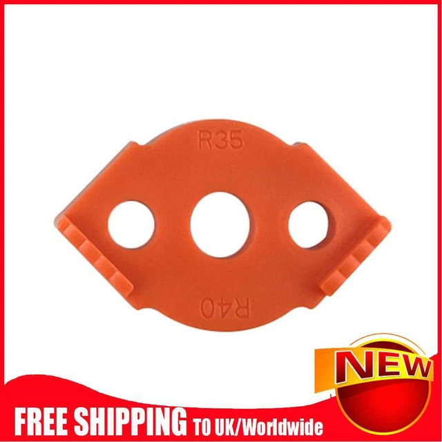 Strumenti di incisione modello arco per lavorazione del legno localizzatore angolare R per tavoli (Arancione D)