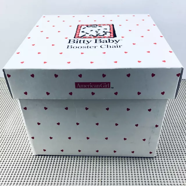 Bitty Baby American Girl High Chair Booster Seat Box Pleasant Company Bitty Baby American Girl High Chair Booster Seat Box Pleasant Company