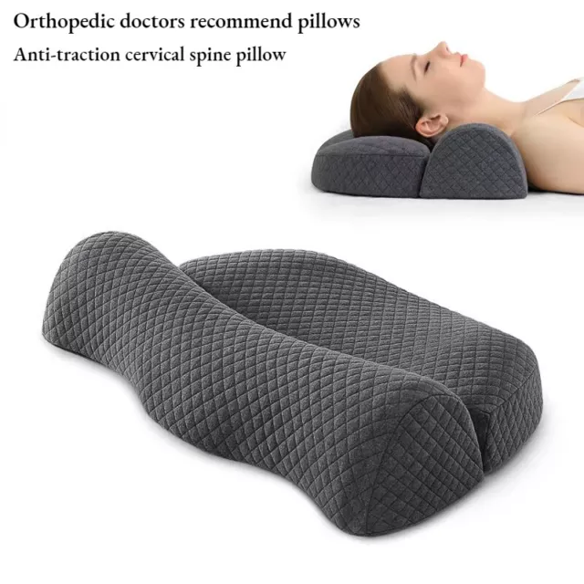 Anti-traction Memory Foam Pillow Anti Snore Orthopaedic Head Neck Back Support